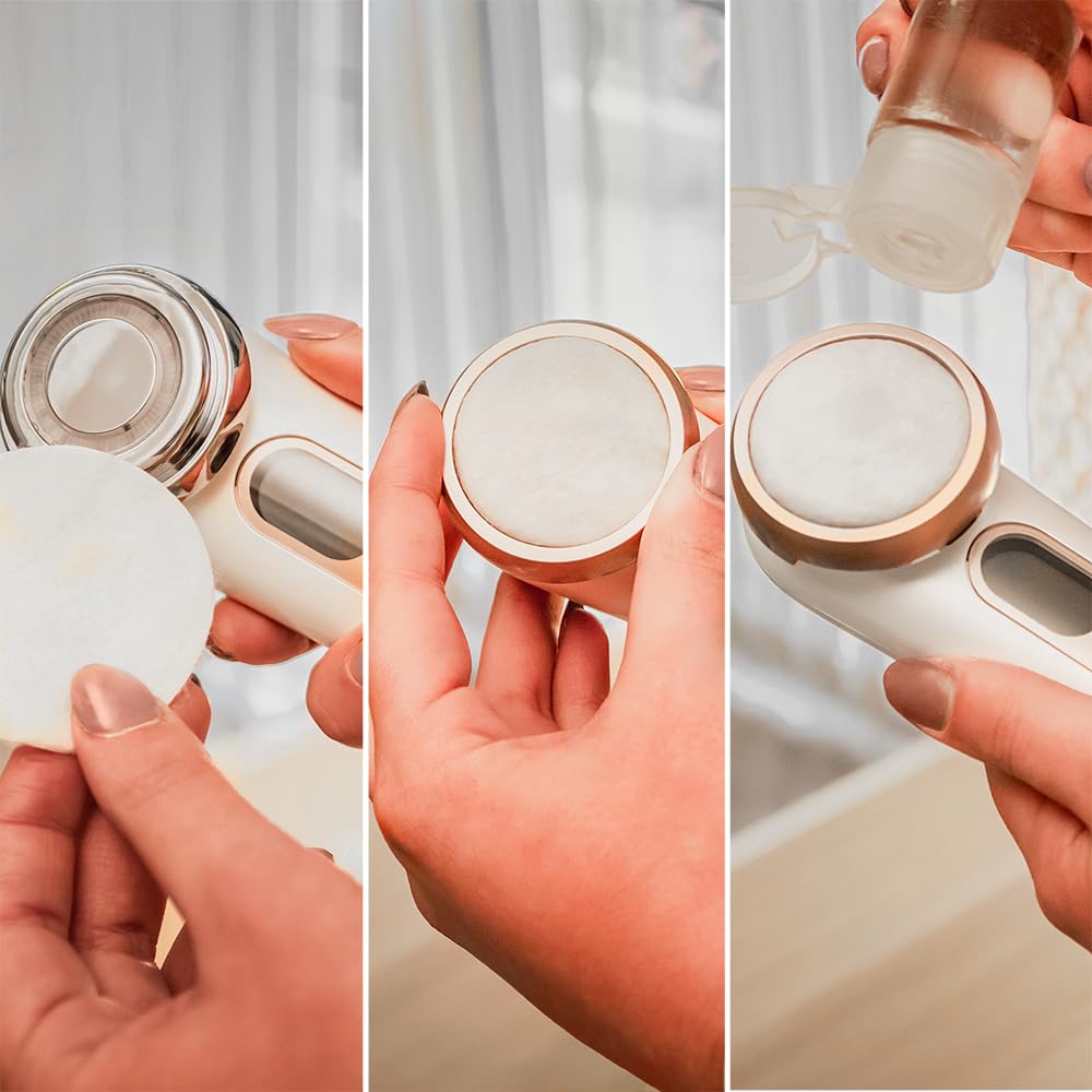 Cecotec Massaggiatore viso FaceCare LightSonic, 3 Modalità, Tecnologia Ionica, Tecnologia di Elettrostimolazione EMS, 5 Livelli di Intensità, Schermo LCD, Autonomia di 60 minuti