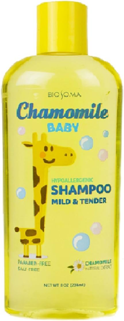 Baby Hypoalergenic Shampoo with Chamomile Natural Extract, 8 Fl Oz