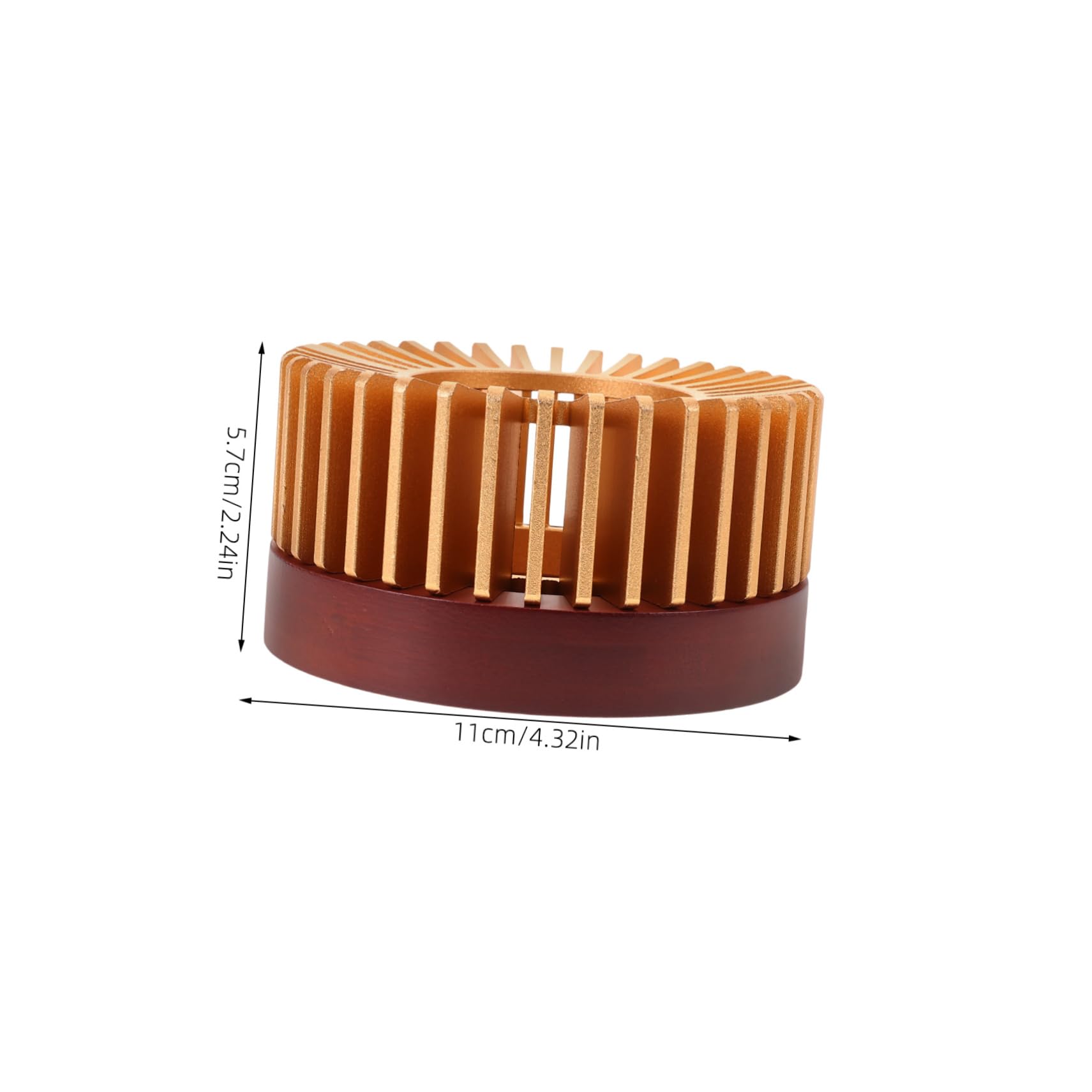 PRETYZOOM Portable Teapot Warmer Base Hollow Design for Coffee Tea Sleek Modern for Home Office Use Keeps Beverages Warm Lightweight Easy to Transport