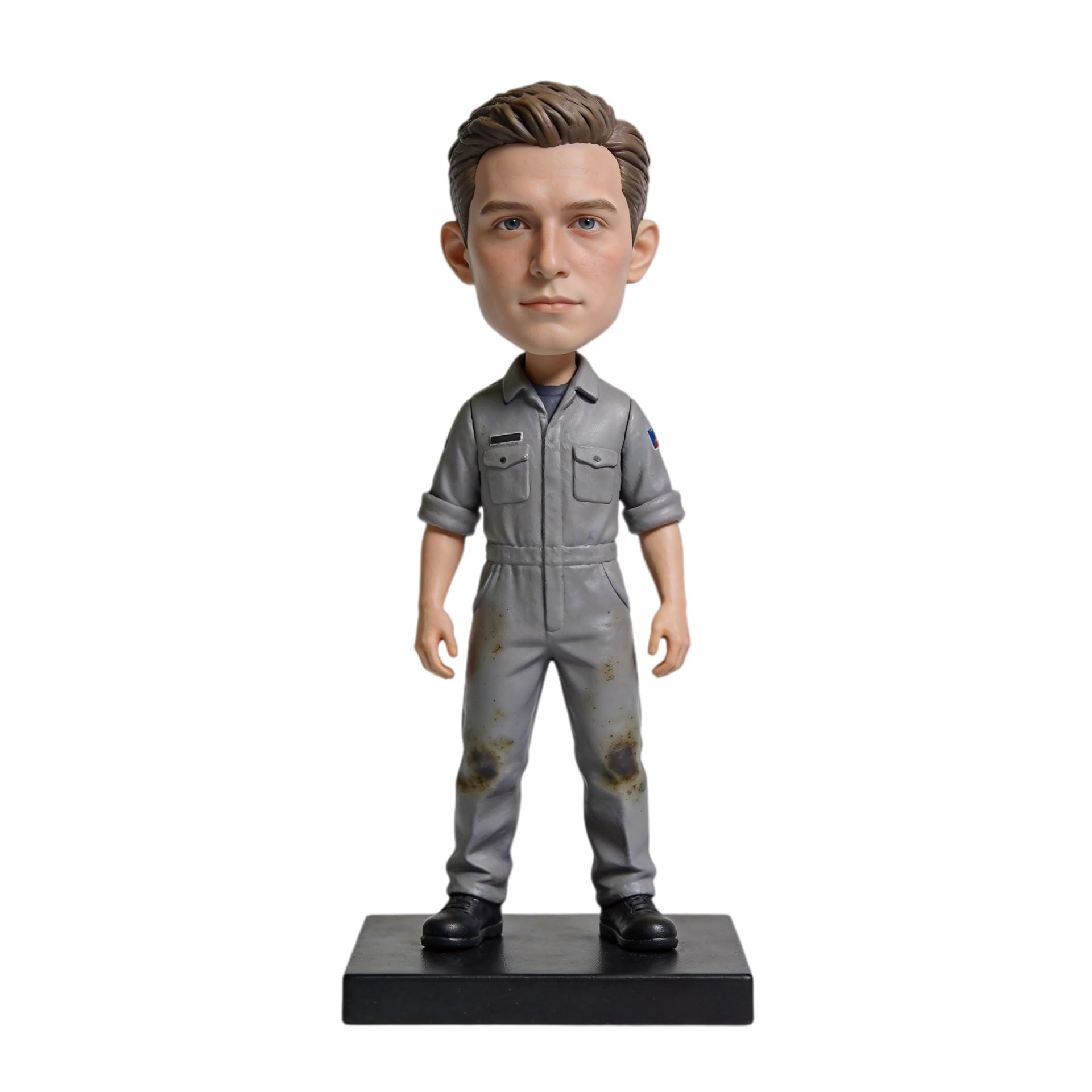 Bobblehead de mécanicien personnalisé – Figurine 3D à partir de la photo, Bobbleheads entièrement faits à la main en argile poly, figurine Bobblehead personnalisée, cadeau d'anniversaire