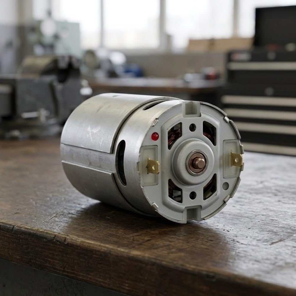 Motor Metal Recortasetos Eléctrico 24.5x37.5mm Plateado