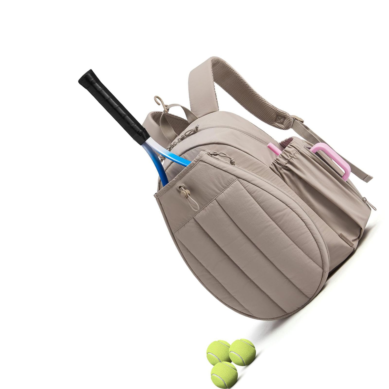 Zaino da donna con scomparto per scarpe e scomparto asciutto bagnato adatto per racchette da tennis e laptop zaini sportivi compatti