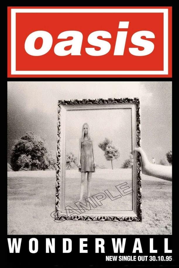 Generic Oasis Wonderwall Vintage Poster Rock Band Music Heavy Metal