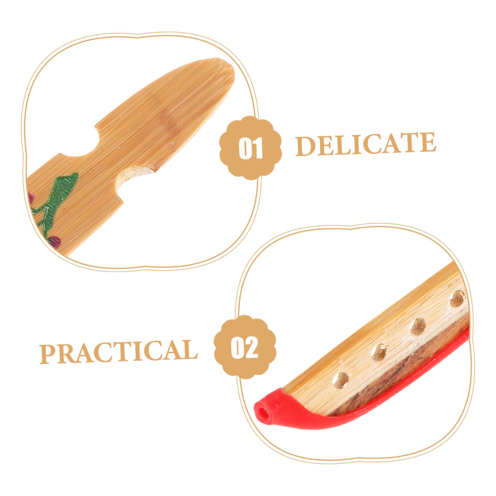 BCOATH Practice Hammer Set 2pcs Bamboo Hammers Perfect for Players Durable Comfortable Grip - Image 7