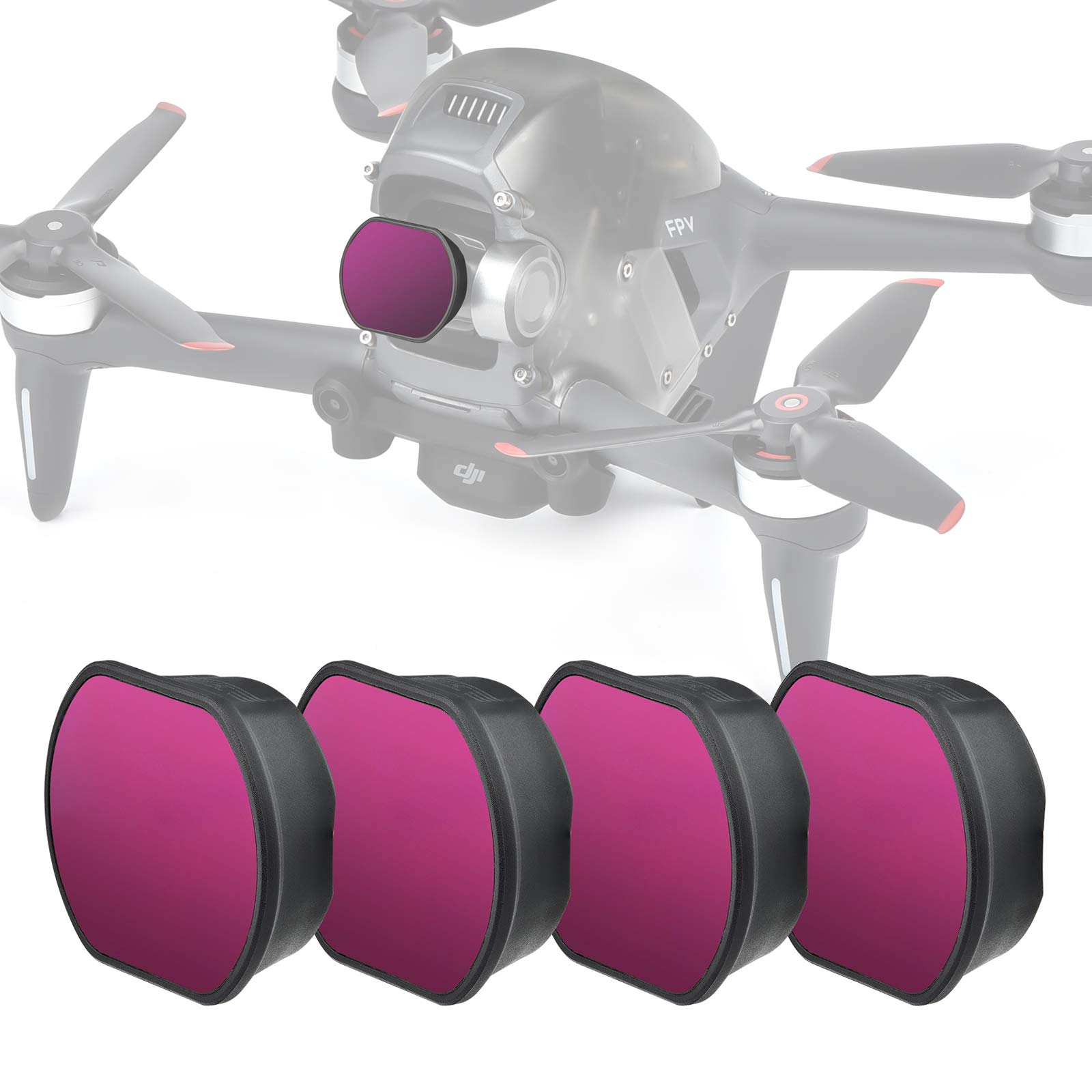 Filter ND Set (ND 8 16 32 64) Compatible with DJI FPV Drone(Four-Piece)