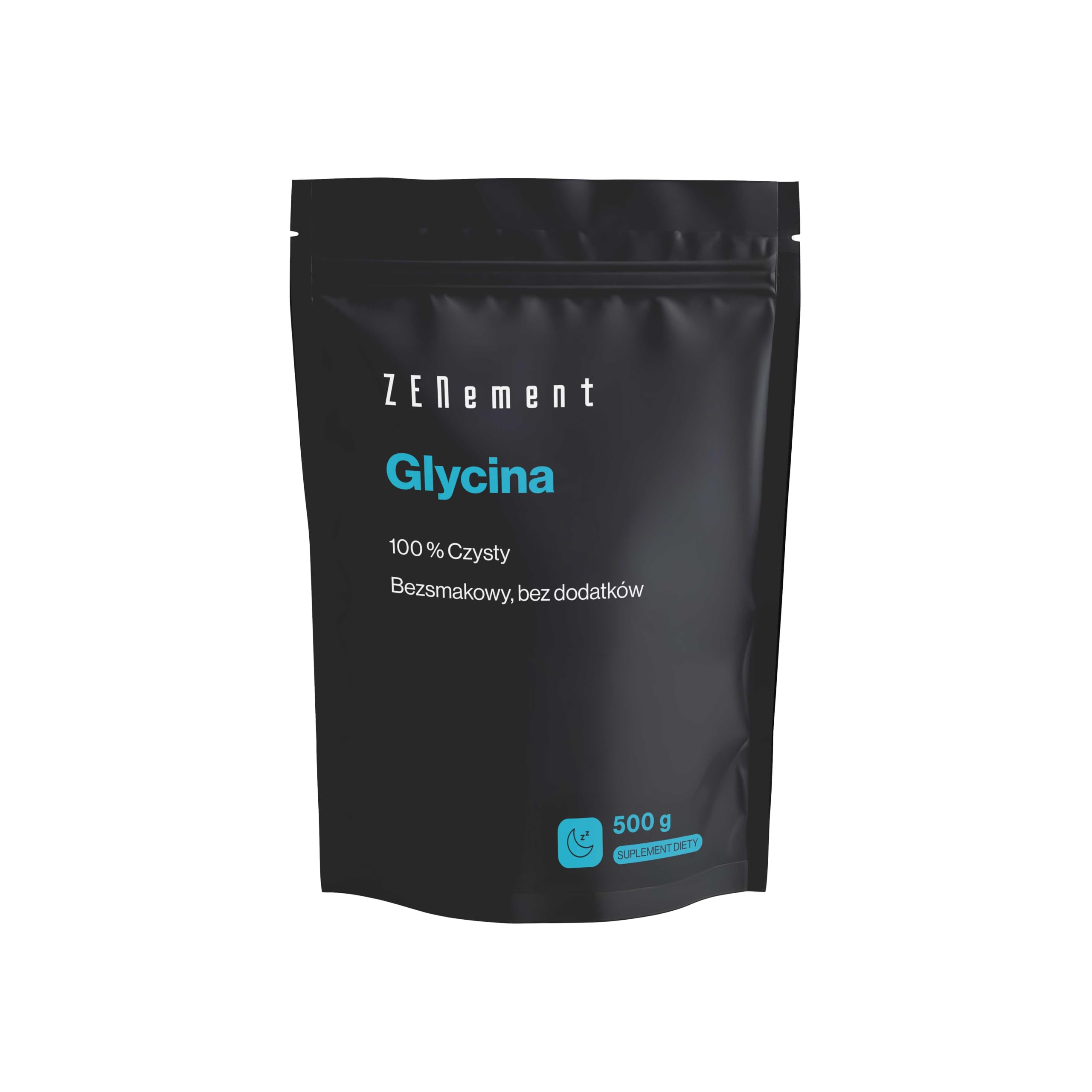 Glicyna Proszek 500g – 3000 mg/Dawka – 100% Czysty, Brak Dodatków – Zenement