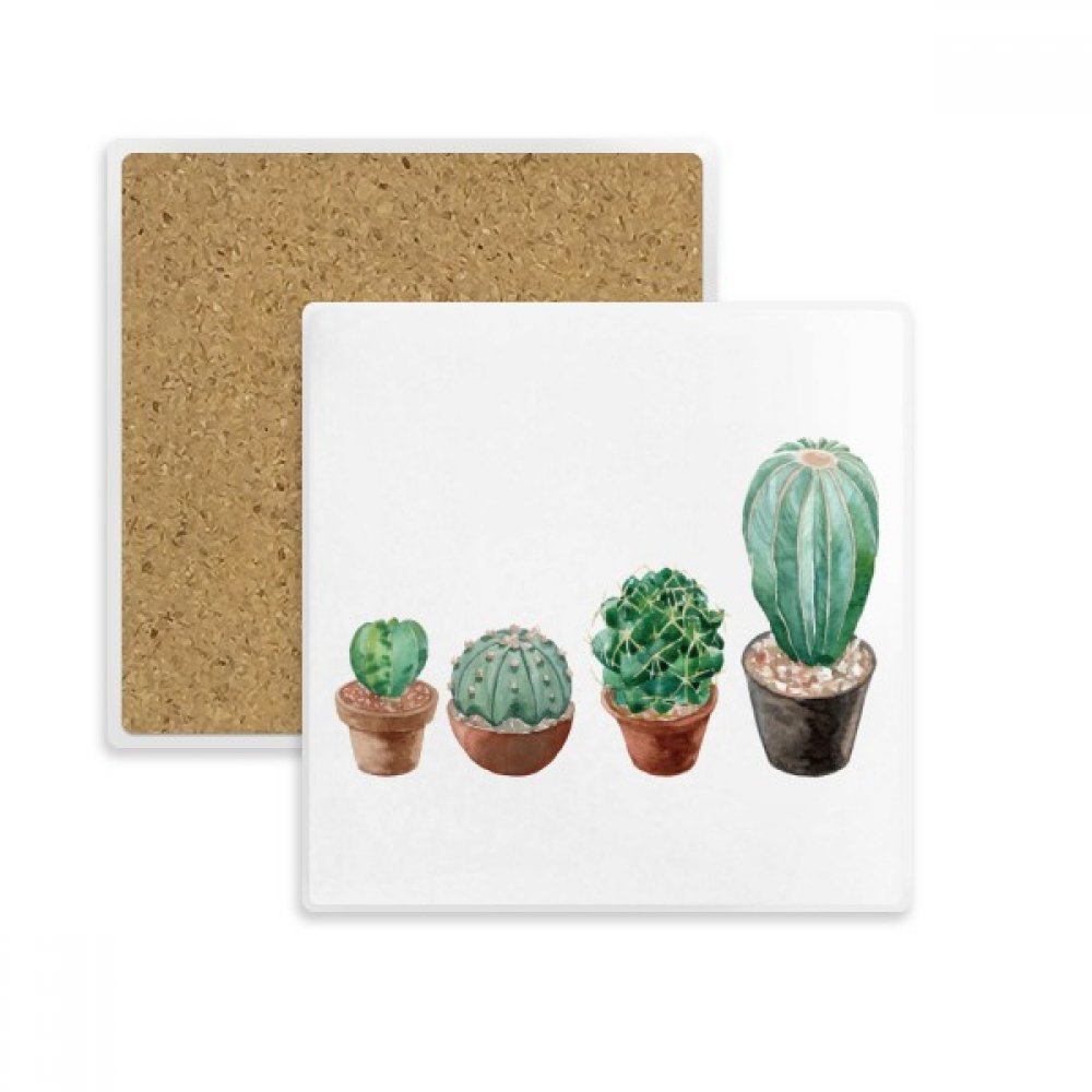 Dessous de verre absorbant motif plante verte, une idée cadeau déco pour les amoureux de nature