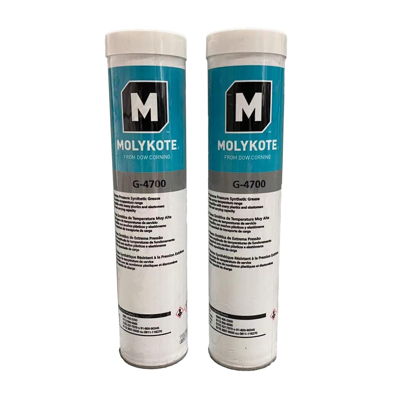 Molykote G-4700 Grasso Sintetico 390g 13.7oz Alta Pressione Lubrificante per Cuscinetti, Ingranaggi e Catene NLGI 2 Litio PAO