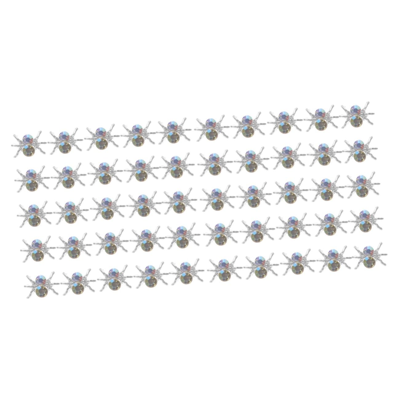 Healvian 200piezas Adornos Para Uñas De Araña Decoraciones Para Manicura y Nail Art Accesorios De Halloween y Fiestas
