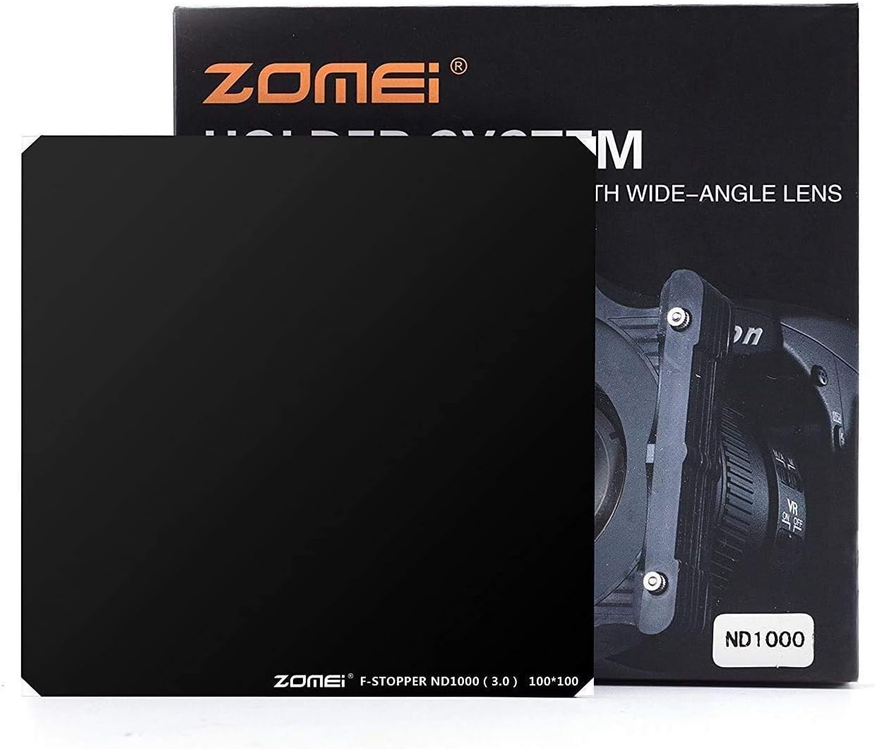Zomei Square ND Filter 100mm ND 1000 (10 Stops) Ultra Slim HD 18 Layer Coated SCHOTT Glass PRO Neutral Density Gray