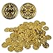 Produktbild Beistle 53343 Piraten-Münzen, Kunststoff, 200 Stück, 3,8 cm, gold
