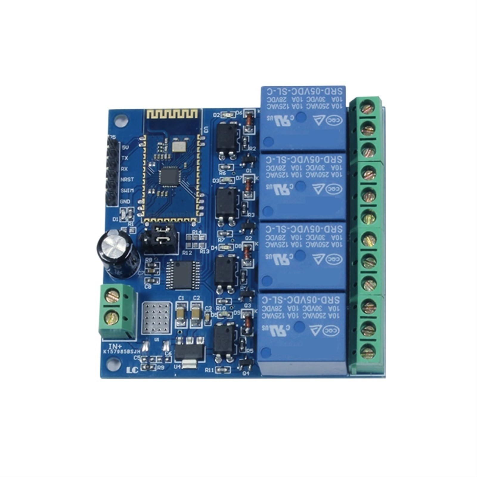 Module de relais Bluetooth 4 canaux 12V remplace télécommande perdue smartphone