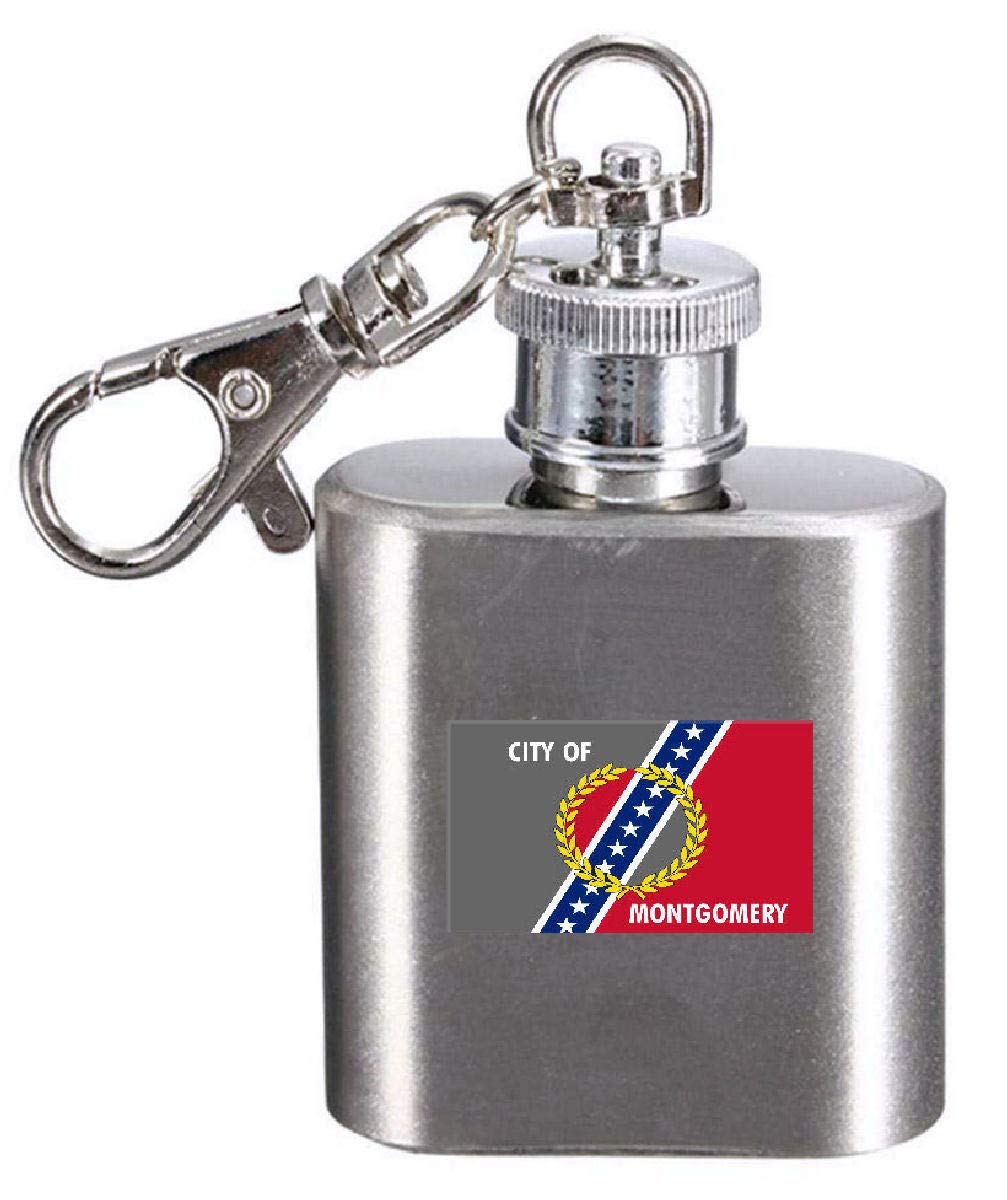 Flasque porte-clés Montgomery City pour vos randonnées et soirées entre amis