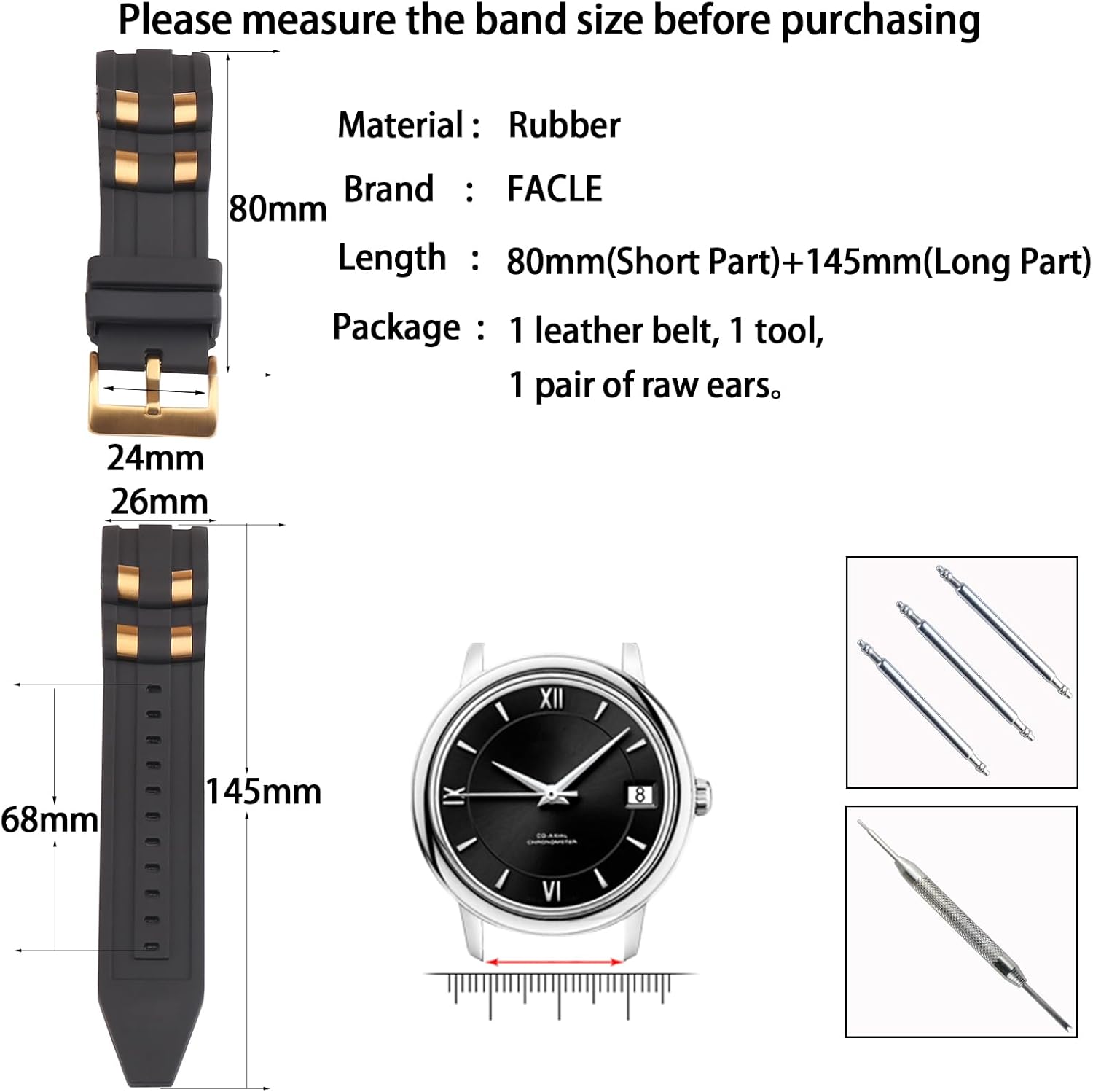 26mm Men's rubber Watch strap accessory Replacement Fit for Invicta Pro Diver 17878 17877 17879 18019 6977 6979 22311 18038 22797 6981 6983 6985 6995 Outdoor Sports Silicone watch bands wristband bracelet
