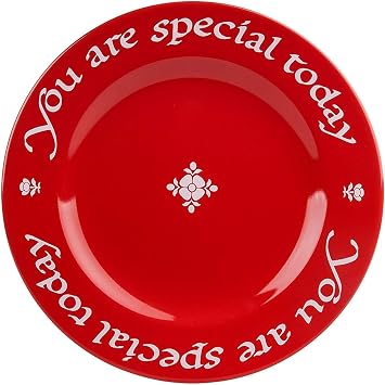 Waechtersbach You Are Special Today Red Plate - Red, 3 oz