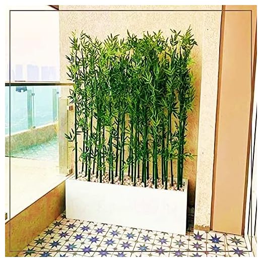 Golden Cart Artificial Bamboo Tree for Home Decoration I Artificial Plant Bamboo Sticks and Polyster Leaves Without Pot (5 Pieces; 1 Piece is 6 FEET Height; Green)
