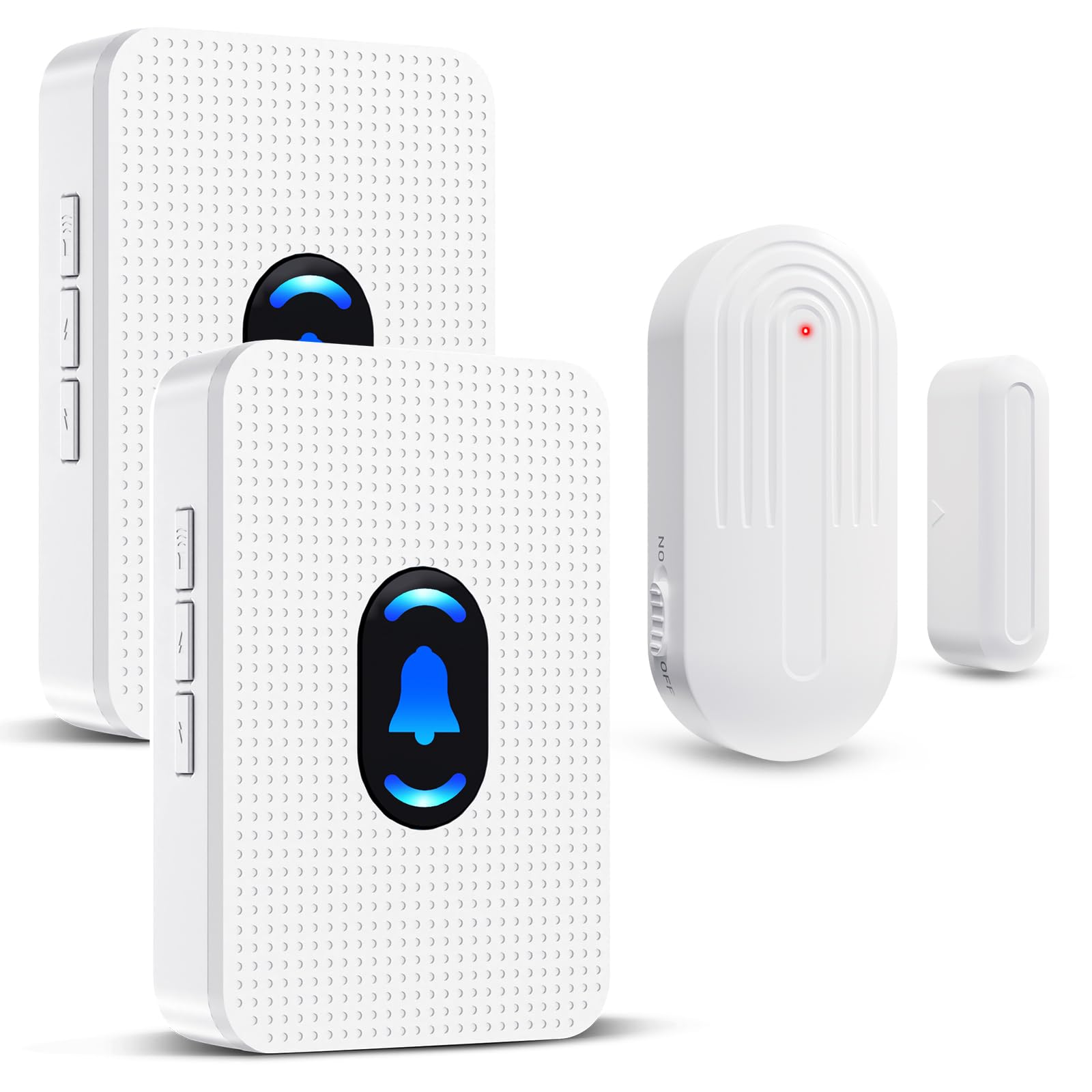 Door Chime, Daytech Wireless Door Sensor Chime 800ft Range Door Entry Chime with 20 Chimes 5 Adjustable Volume Mute Mode LED Indicator Door Open Chime for Business/Home When Entering, Door Open Alert