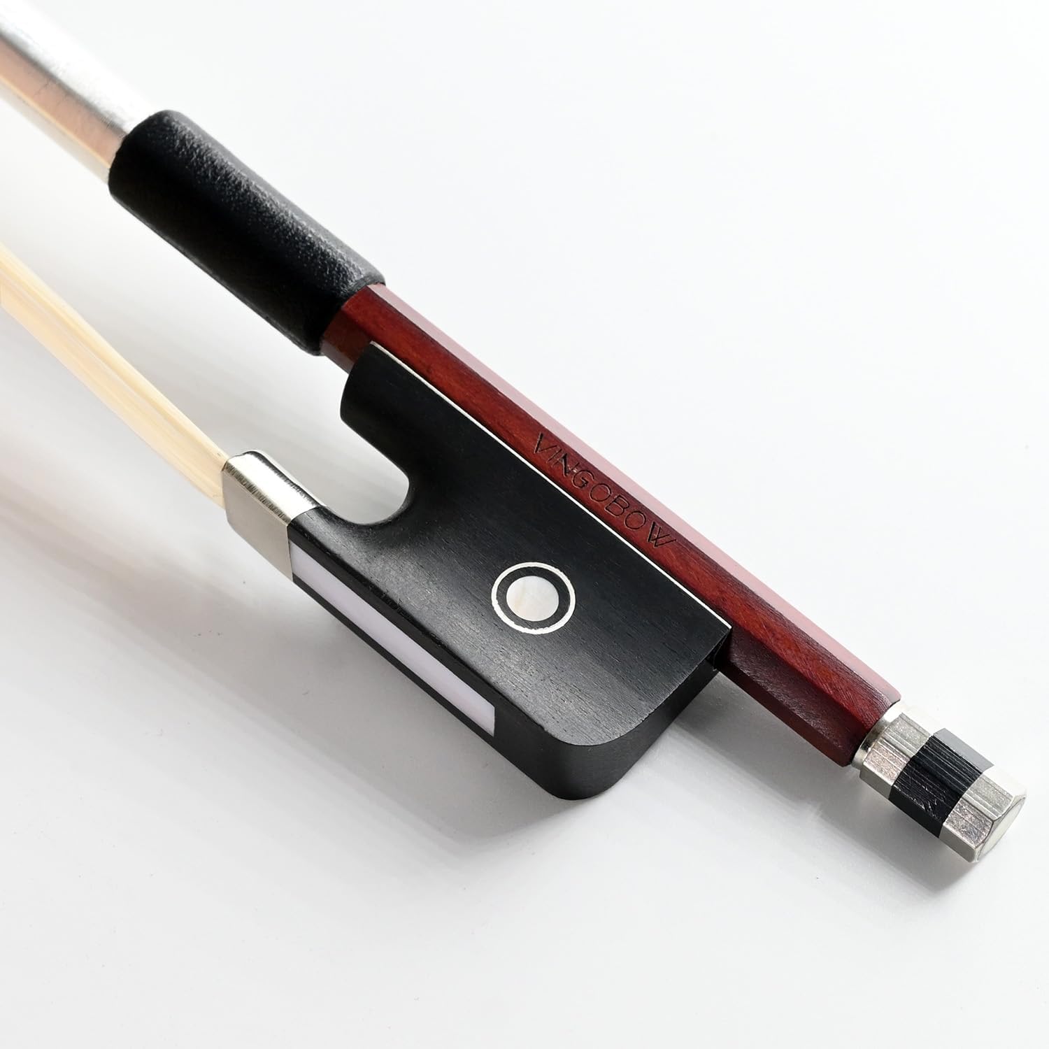 Brazilwood Viola Bow For 14"-17" Violas Full Size 74.5cm Ebony Frog Natural Mongolian White Horsehair Well Balanced Sweet Tone