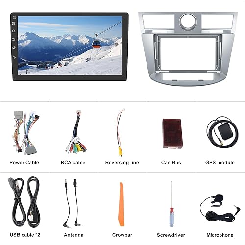 Miniatura 7 de AWESAFE 2+64G Android 12 Estéreo de coche para Chevrolet Aveo 2006-2012, reemplazo de radio de pantalla táctil de 9 pulgadas con Carplay inalámbrico