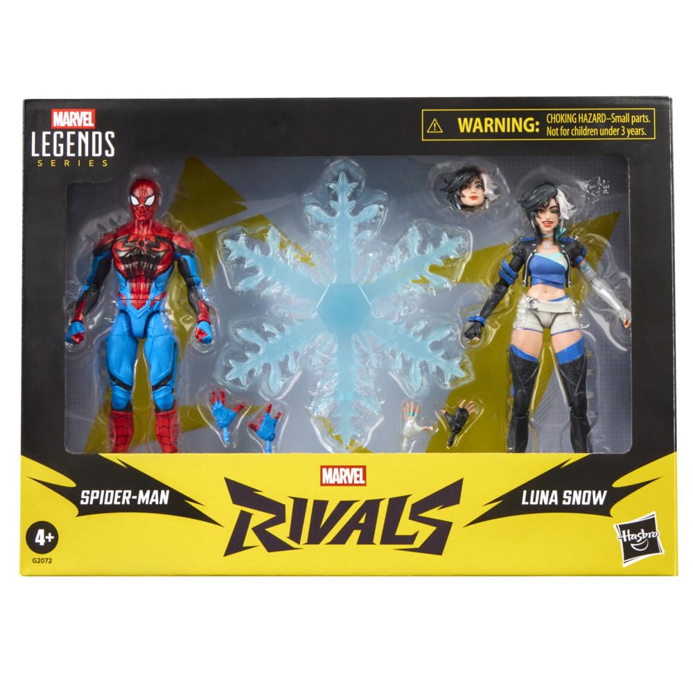 Marvel Legends Series, Marvel Rivals, Spider-Man y Luna Snow, Figuras coleccionables de 15 cm inspiradas en el Videojuego