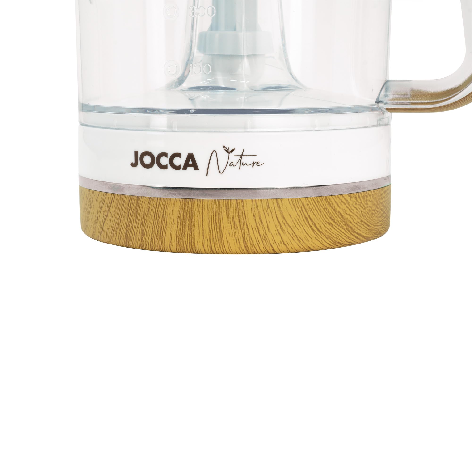 JOCCA - Exprimidor Eléctrico Línea Nature| 0.7 Litros| Doble Giro| Función por Presión| Desmontable para su Limpieza| Potencia 40W| Color Blanco