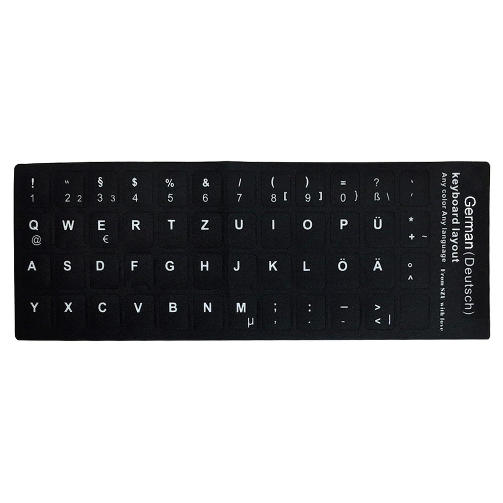 matumou Russian Spanish English French Letters PC Laptop Computer Keyboard Stickers