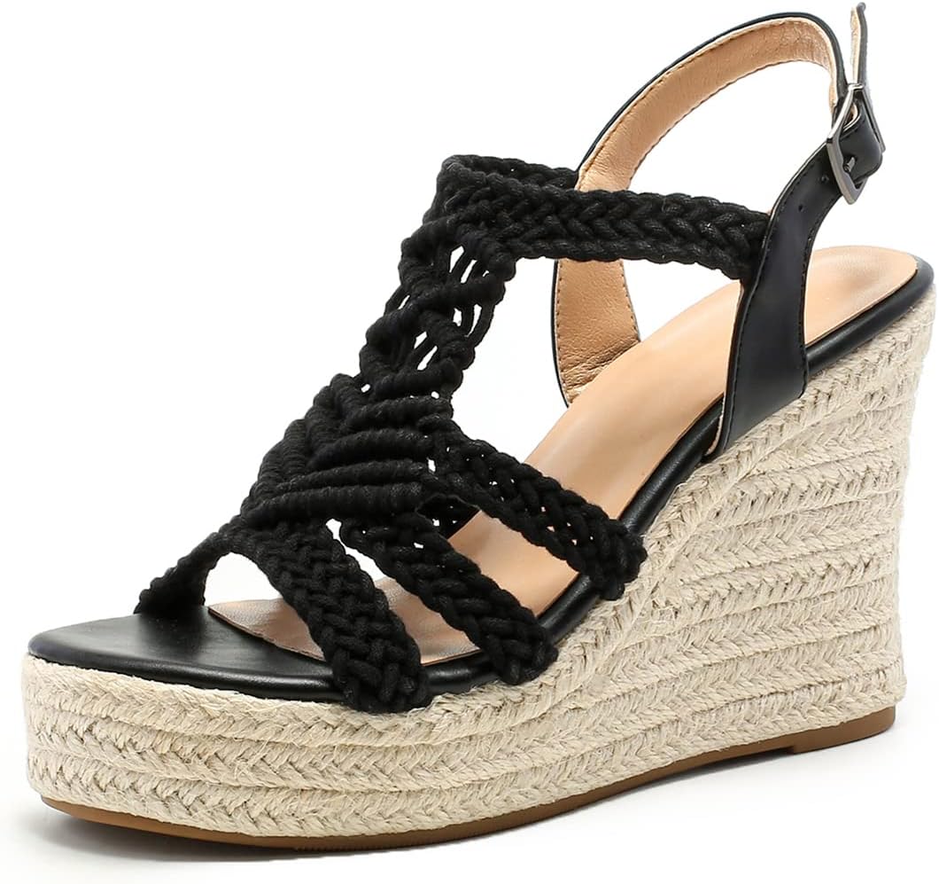 Espadrille Wedge Sandals for Women Platforms & Wedges