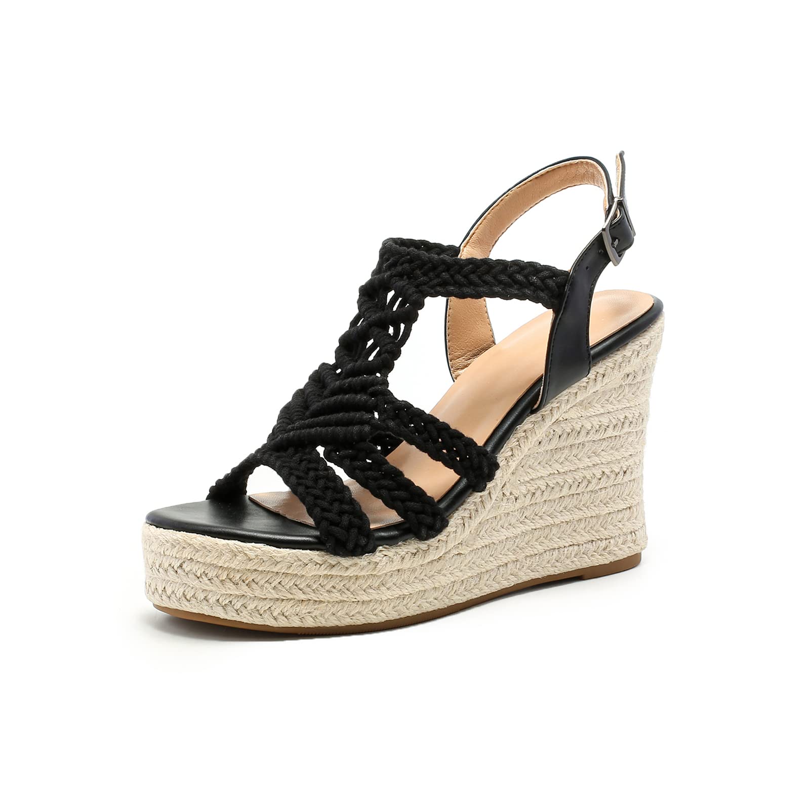 Photo 1 of Sopends Women's Espadrille Wedge Sandals Size 35
