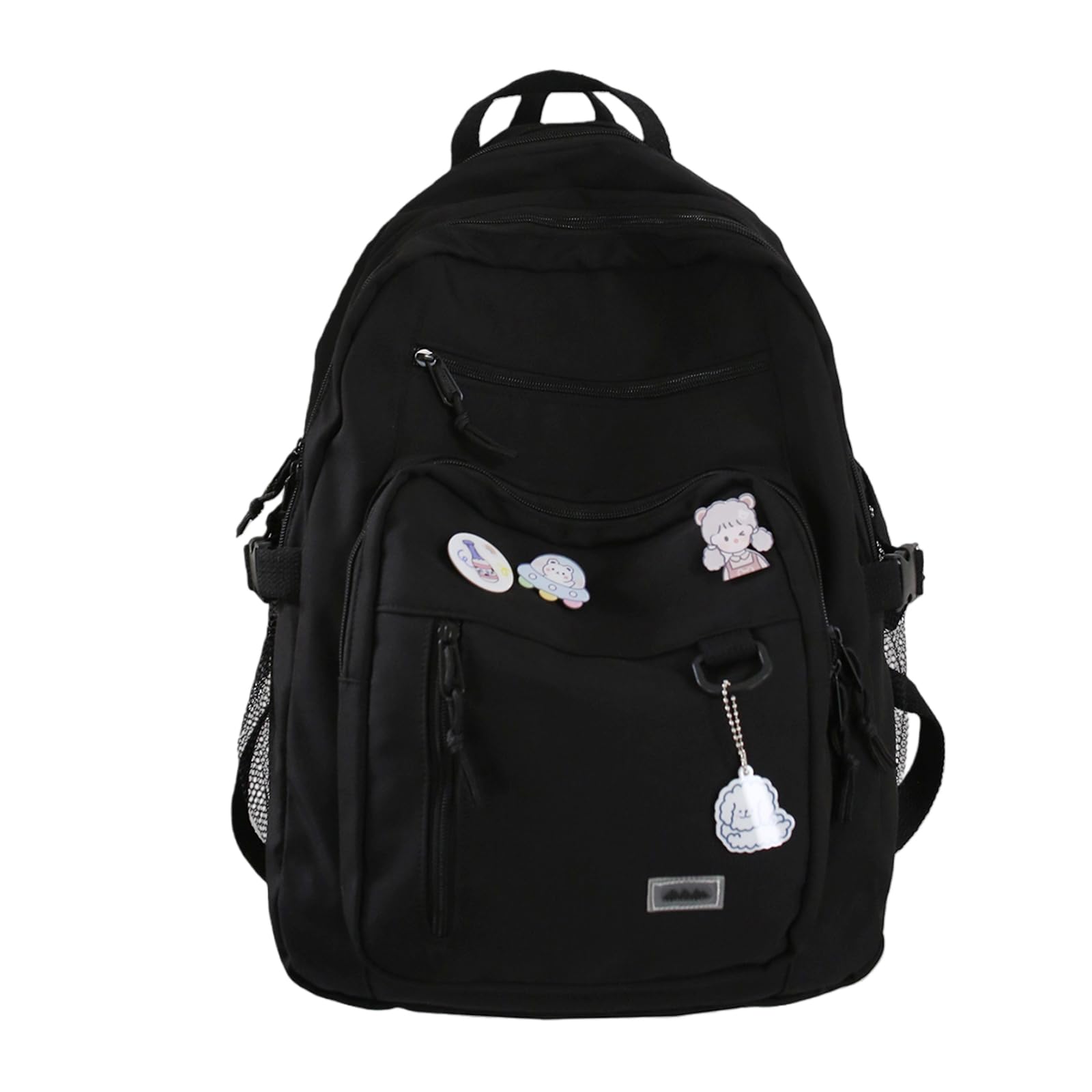 Gyios backpack Lightweight Laptop Backpack, Simple Durable Rucksack For Students, Travel And Daily Commute-black
