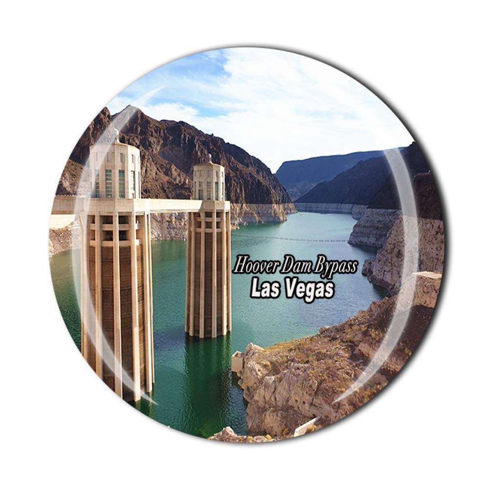 Muyu Magnet Las Vegas Nevada Hoover Dam Bypass Las Vegas Usa Fridge Magnet Souvenir Gift Refrigerator Magnetic Sticker