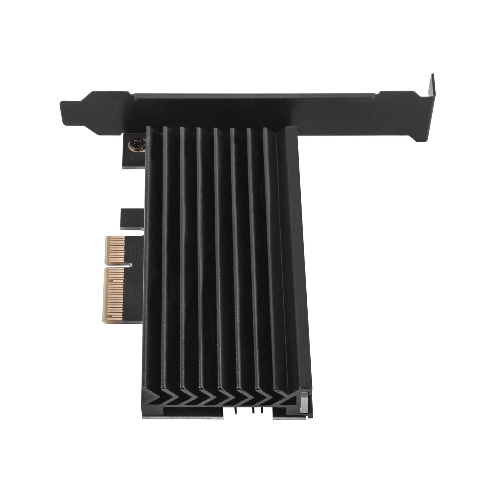 SilverStone Technology ECM24-ARGB M.2 NVMe SSD NGFF M Key a PCIe x4 ARGB Tarjeta adaptadora con disipador de Calor y Almohadilla térmica