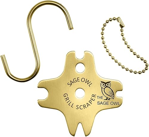 Miniatura 9 de Herramienta de limpieza para parrilla de barbacoa, paquete combinado estándar, ideas de regalos para hombre, S4420 y S4430, empaquetadas