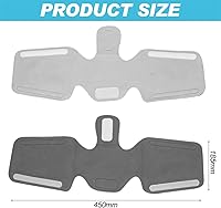 Vista 2 de CPAP - Almohadilla para el cuello, cubierta de correa de forro polar, cubierta de correa de máscara CPAP, universal, reutilizable, para cara completa