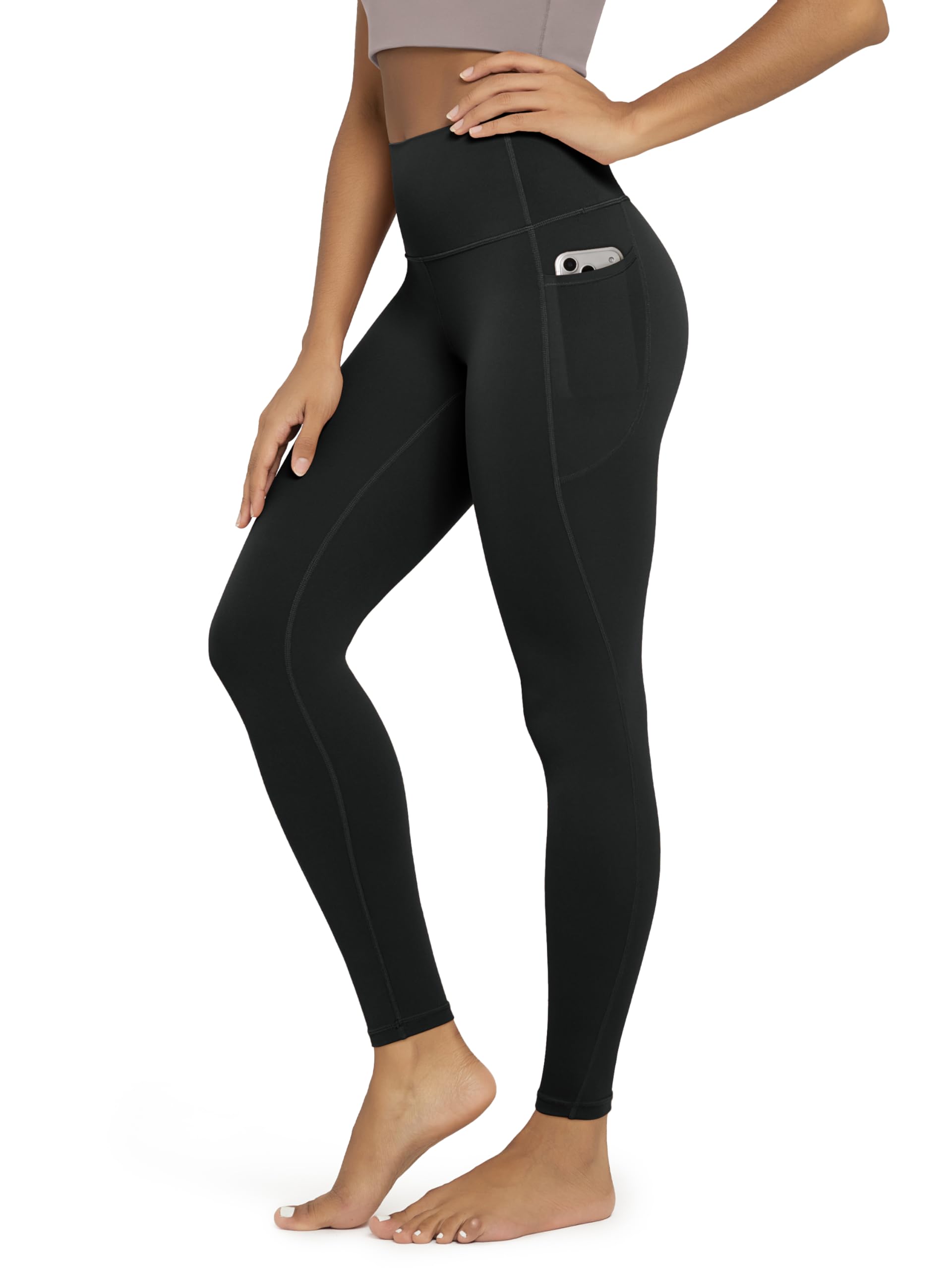 ODODOS Buttery Soft Lounge Yoga Leggings with Pockets for Women 23" / 25" /28" High Waist Yoga Pants