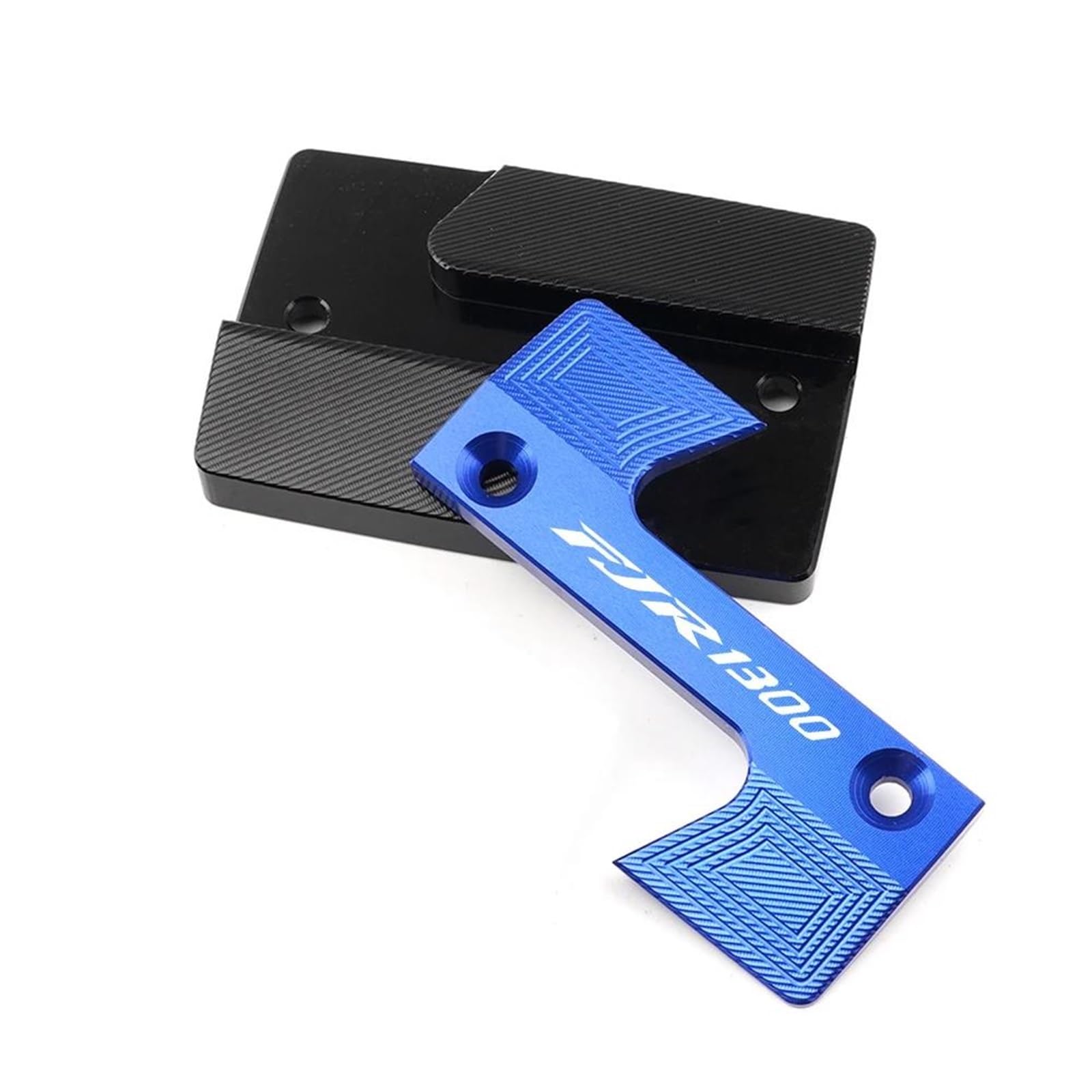 Protettore del serbatoio Moto Di Alluminio CNC Frizione Anteriore Serbatoio Del Liquido Dei Freni Tappo Copertura Per YAMAHA FJR1300 FJR 1300(Black B)
