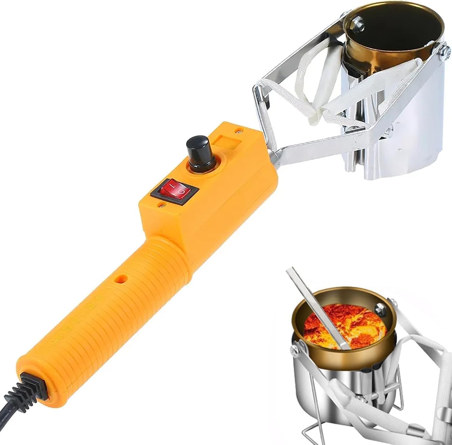 COYEUX Four à étain pour Fondre Le Plomb, Plage de température réglable de 150 à 450 ℃, pour moules de Poids de pêche et Pendentif en métal