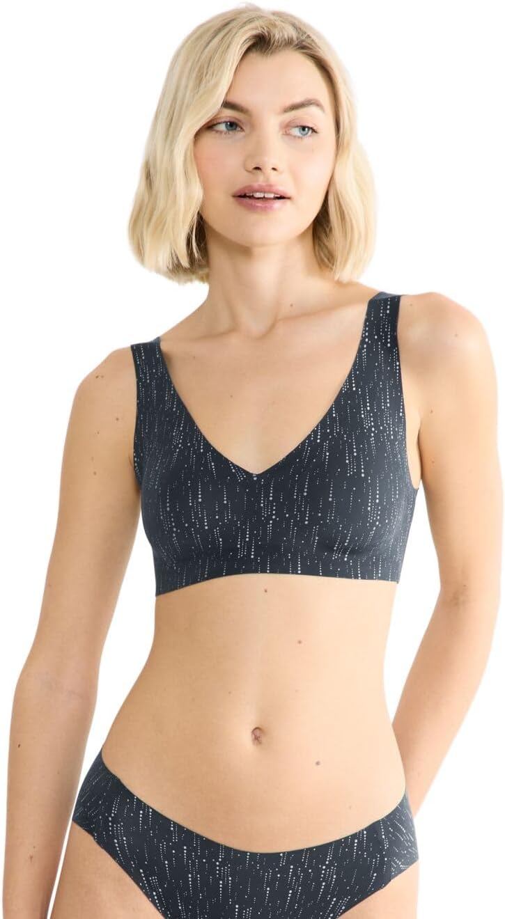 Sloggi Zero Feel Bralette Non Wired Soft Cup Pullover Bra Seamless Lingerie