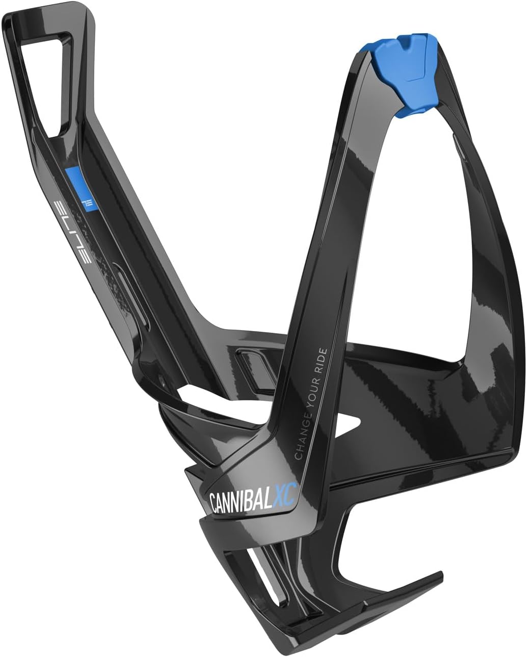 Elite Cannibal XC bottle cage gloss black/blue