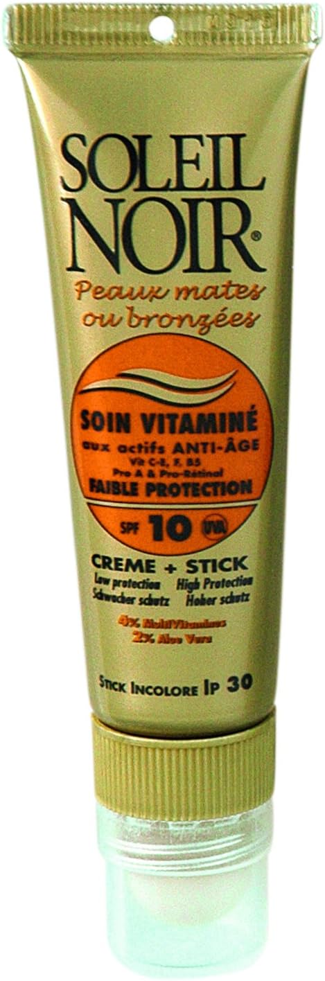 Soleil Noir Vitamined Care Cream SPF 10 20ml + Stick SPF 30 2g by Soleil Noir