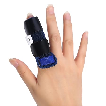 NUCARTURE Adjustable pain relief trigger finger�support splint for fracture straightening indiex finger corrector brace sprain