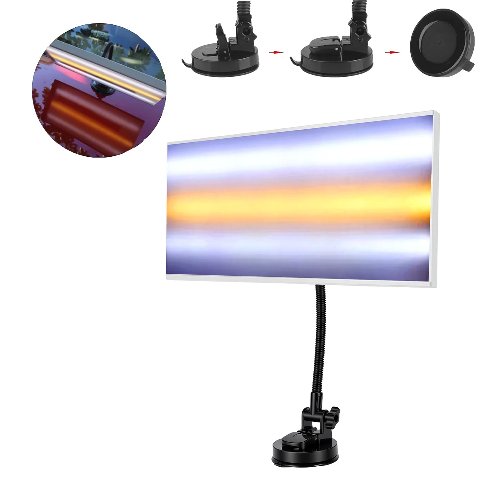 AMONIDA Dent Repair Light Board, USB Powered Adjustable Angle