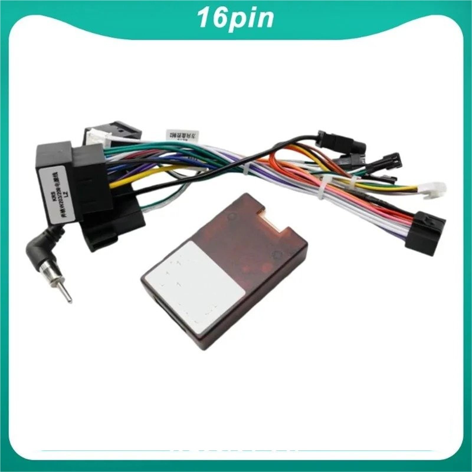 Radioblende Autoradio-Rahmen, 16-poliger Audio-Kabelbaum-Adapter Mit Canbus-Box, Stereo-Installation Für Benz W209 (2002–2006)/W203 2001–2004 Autoradio Einbaurahmen