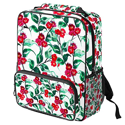 Sac de travail imprimé floral chic pour ordinateur, idéal pour le bureau et l'université