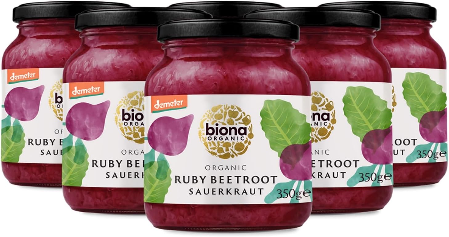 Demeter Organic Sauerkraut Ruby Red 350g - Pack of 6