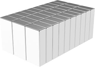 1/2 x 1/4 x 1/8 Inch Strong Neodymium Rare Earth Bar Magnets N52 (30 Pack)