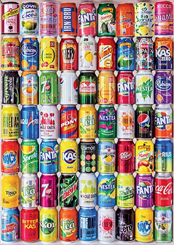 Educa - Puzzle 500 Teile für Erwachsene | Getränkedosen, 500 Teile Puzzle für Erwachsene und Kinder ab 11 Jahren, Limonade, Design… – Ansicht 2