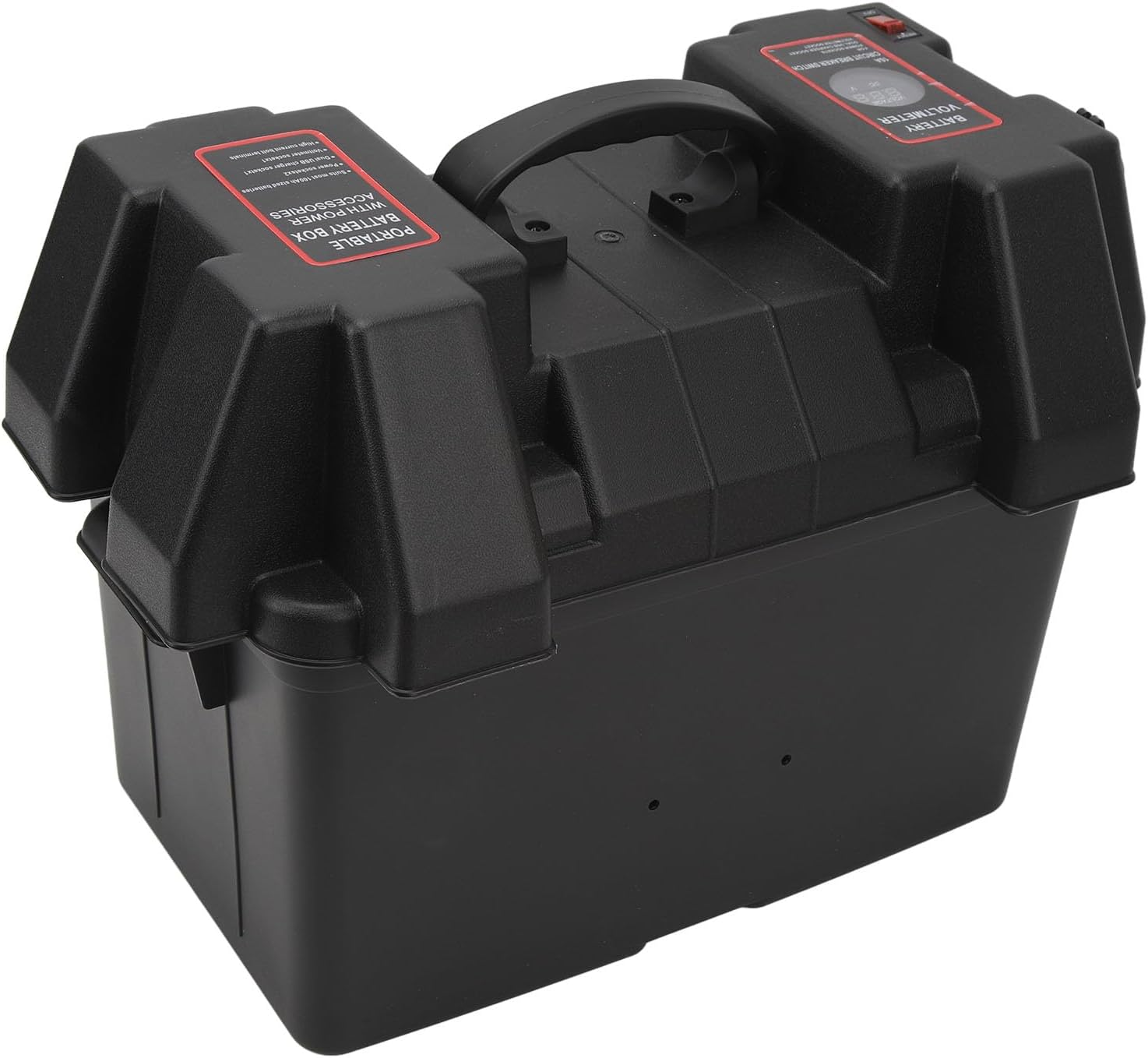 Aramox Trolling Motor Battery Box, Smart Battery Power Center, 12V Features for RVs and SUVs