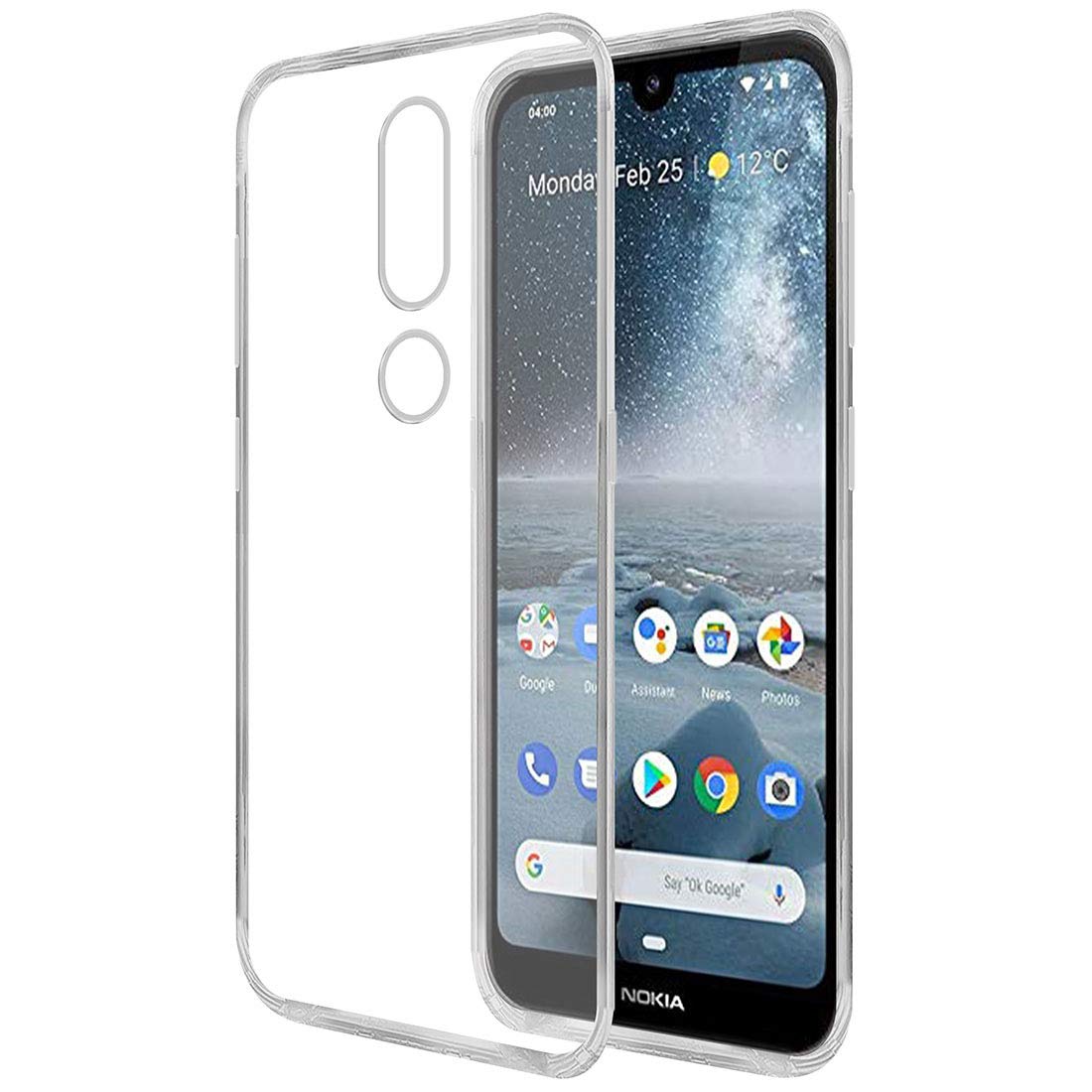Amazon Brand - Solimo Mobile Cover for Nokia 4.2 (Soft & Flexible Back Case), Transparent (B07XZN1BKY) Amazon Price History, Amazon Price Tracker