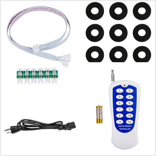 Miniatura 9 de Cortina de luz LED de 13 x 13 pies, telón de fondo LED blanco + azul para escenario, cortina de tela de cielo estrellado DMX512 para eventos de