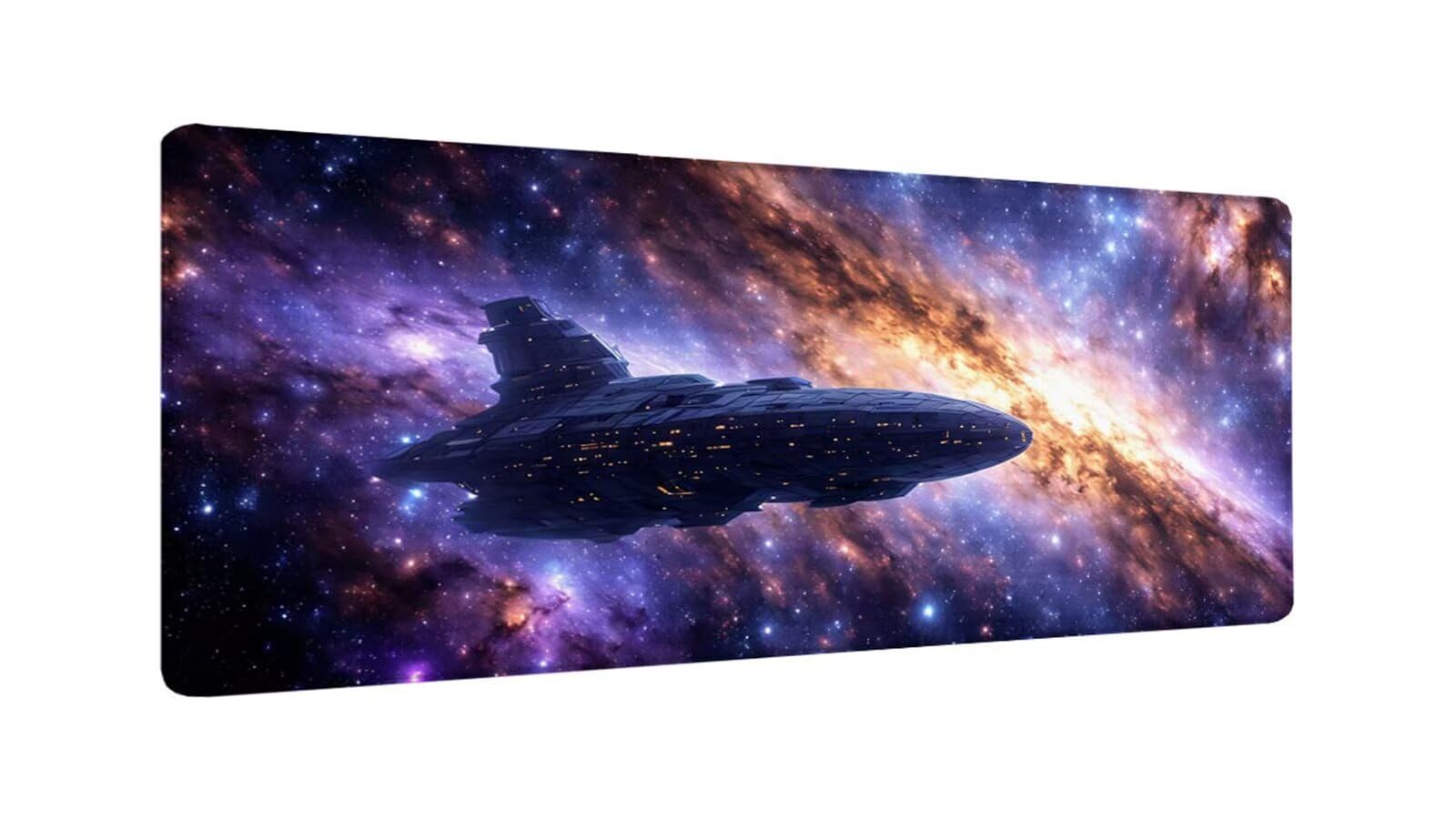 Tappetino Mouse XXL 1500x800x3 mm, Aereo del cielo stellato Tappetino per Mouse Lavabile, Tappetino Mouse Pad Accessori Gaming, Tappetino Computer con Base in Gomma Antiscivolo per Lavoro Ufficio W938